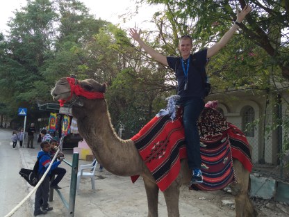 Andrew E on a Camel