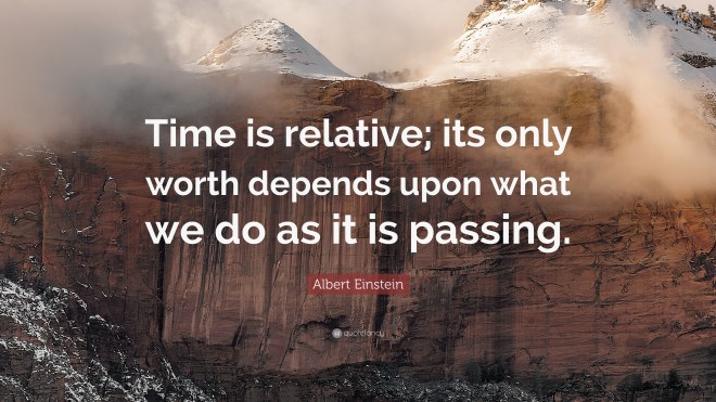 Time is relative